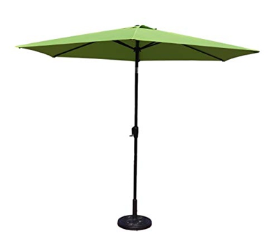 MaxxGarden - Sombrilla de jardín con sistema de rodamiento, 300 cm, color verde