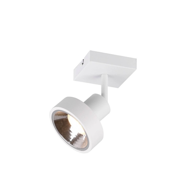 Lindby Ignacio plafón 1 luz blanco