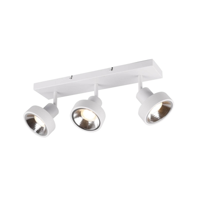 Lindby Ignacio plafón 3 luces blanco