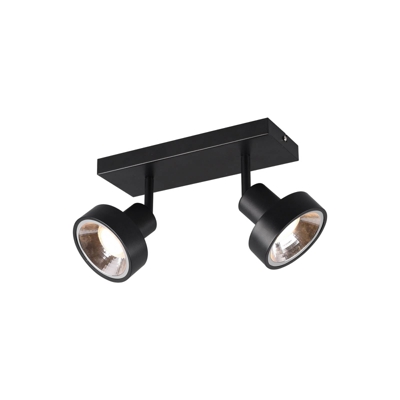 Lindby Ignacio plafón 2 luces negro