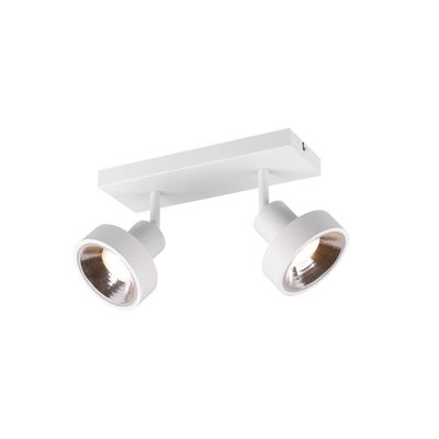 Lindby Ignacio plafón 2 luces blanco