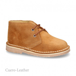 Bota Safari O Pisacacas Con Cordones En Piel Serraje. 21 Cuero precio