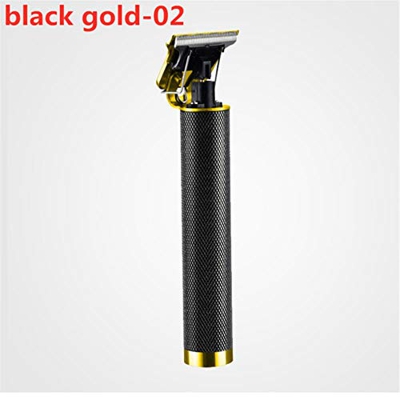 XTR Professional Men Hair Trimmer Beard Electric Hair Clipper Barber Hair Cutting Machine Revisado para Andis Outliner Blade, Negro Gold-02