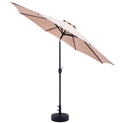 VONLUCE Sombrilla de Jardin 300CM con 8 Varillas de Acero Parasol Grande de Jardin con Proteccion UV Sombrilla de Terreza para Patio, Jardin, Piscina  características