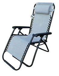 Desconocido dimaplast2000 Relax Greek Tumbona Reclinable Plegable, Gris, 90 x 66 x 110 cm precio