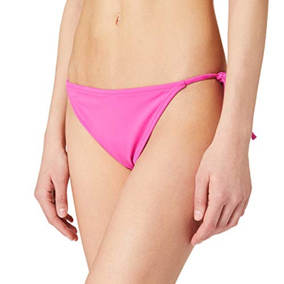 Calvin Klein Cheeky String Side Tie Bragas de Bikini, Impresionante orquídea, M para Mujer