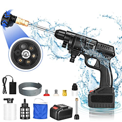 PaNt Limpiador a Presión Eléctrico, 24V Limpiador Inalámbrico De Alta Presión 28bar/400PSI Portátil Hidrolimpiadora Lavadora Sin Cable Boquilla 6 en 1 precio