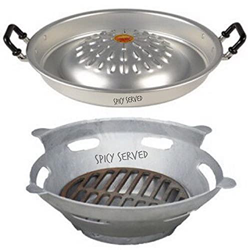 THAI/coreano gris tablero de la mesa Barbacoa juego de 30,48 cm precio