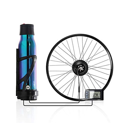 WLDOCA Nuevo Kit de conversión de Bicicleta eléctrica con batería, 26", 27.5", 700C, 36V 350W Kit de conversión de Motor de Bicicleta de Rueda Trasera