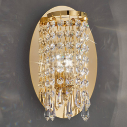KOLARZ Charleston - aplique con cristal, oro en oferta