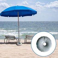 Delaspe Sombrilla de pie al aire libre base portátil redondo impermeable bolsa adecuada para el exterior patio interior en oferta