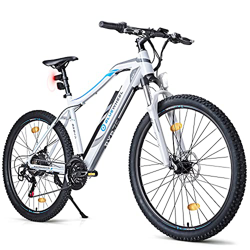 BLUEWHEEL e-bike 27.5" & 29" I Marca Alemana de Calidad | Bicicleta de montaña eléctrica | Conforme a UE | 21 Marchas y Motor Trasero 25 km/h | Horqui precio