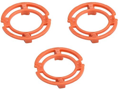 Anillos de retención de hoja naranja Liineparalle para los modelos Philips Norelco serie 7000 9000 RQ12 (3 piezas)