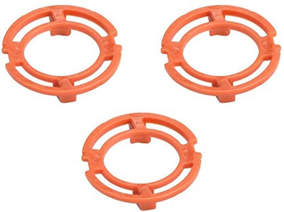 Anillos de retención de hoja naranja Liineparalle para los modelos Philips Norelco serie 7000 9000 RQ12 (3 piezas)