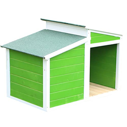 XYF Casa para Perros De Madera Maciza Al Aire Libre Jaula para Perros Interior Caseta para Perros Villa Grande Caseta De Madera para Perros con Techo  precio