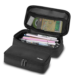 ProCase Estuche Escolar de Gran Capacidad, Bolsa de Lápiz Portable Estuche Organizador para Material Papelería con Cremallera Doble para Hombre Mujer  precio