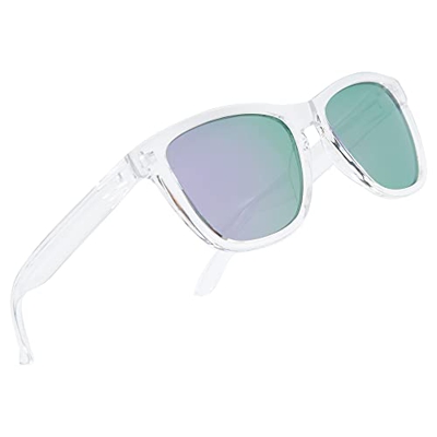 Amazon Brand – HIKARO Lentes Polarizados para Hombre y Mujeres, Lentes de Sol con Acabado Mate, Lentes de Color 100% Contra Rayos UV