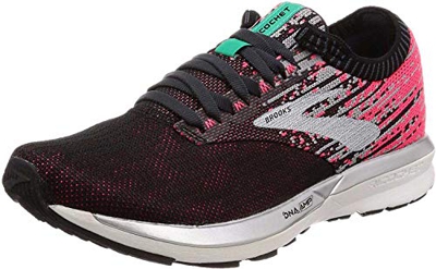 Brooks Ricochet Mujer Negro Rosa 1202821B678