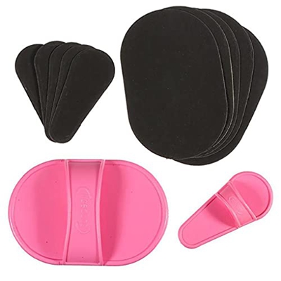 NiceJoy 1Pollas para el Pelo Almohadillas Depilatory Papel Smooth Pied Skin Pad Portable Portátil Herramienta de depilación Portátil Sin Dolor Smooth 