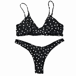 Bikini Set - Bikini de Lunares - Bikini de Puntos Set - Bañadores Mujer - Bikini Mujer - Bikinis Chica - Trajes de Baño Mujer - Bikinis Sexy - Bikinis precio
