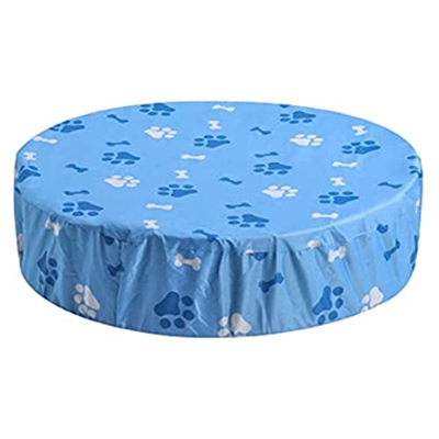 Manta de piscina solar redonda para niños, plegable, protección impermeable para bañera redonda, protección para animales de compañía, lona de piscina