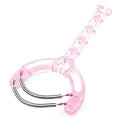 GGOOD Facial Eliminación de Pelo Remolque Doble Roller Roller Pelo Rhrancer Facial Depilación Epilator Pink Men's Hair Smobide Products características