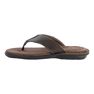 Clarks Ellison Easy, Chanclas Hombre, marrón Oscuro, 42.5 EU
