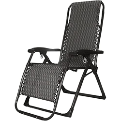 VEILTRON Silla de Gravedad Plegable sillón reclinable de Repuesto de Tela de Malla al Aire Libre cojín de la Cubierta de la Tumbona en oferta