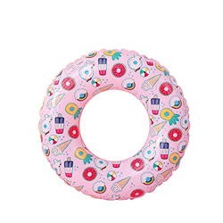 HHuin Anillo de natación inflable en forma de crema de hielo anillo de natación espesar Pvc amor natación anillo agua inflable amor flotante fila precio