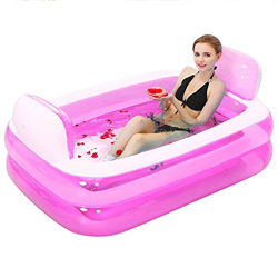 Bathtub Baño Inflable, la Tina está doblada, baño de Tina Adulta bañera baño de plástico Barril. (Estilo 3) en oferta