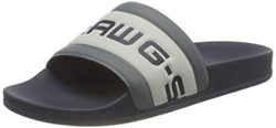 G-STAR RAW D14080, Sandalias deslizantes. Hombre, Dk Creuset Concrete 3593 C439-Caña de Pescar, 43 EU precio
