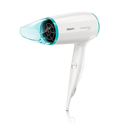 Philips Thermoprotect BHD006 - Secador de Pelo de Viaje, Doble Voltaje, DifUsor, 2 Velocidades, 2 Temperaturas, 1600 W, Blanco características