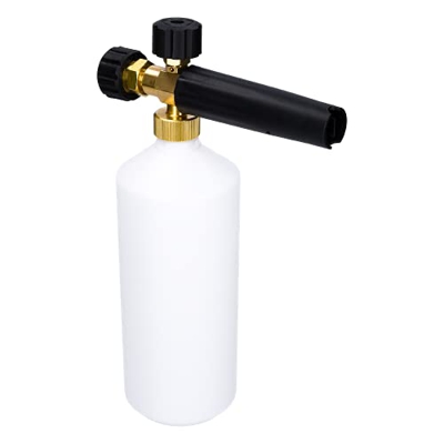 Wessper Espuma de jabón para Karcher HD / HDS, pulverizador, dispensador de jabón, Botella de 1 l y Adaptador de Rosca Macho