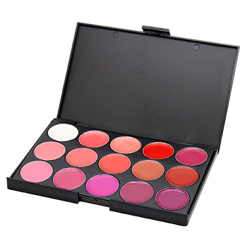 Pure Vie® 15 Colores Brillo de Labios Paleta de Maquillaje Cosmética - Perfecto para Sso Profesional y Diario precio