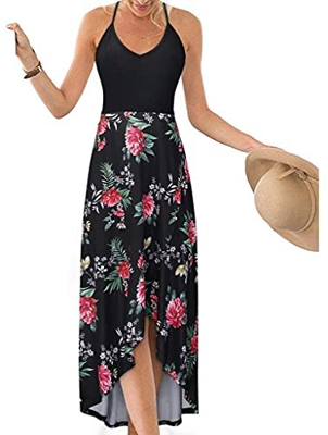 TBSCWYF Vestido de Playa Mujer Suelto Pareos Playa V-Cuello Camisolas y Pareos Bikini Traje de Baño Cover up Tunica Talla Grande Vestido de Playa