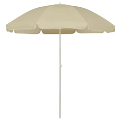Festnight sombrilla de Playa, con Soporte Antiviento Arena Amarillo 240 cm precio