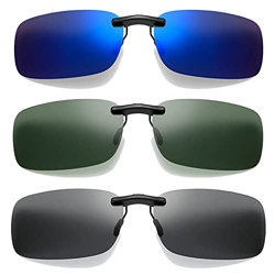 WiDream 3 pcs Clip para Gafas de Sol, Clip Polarizado Unisex en Gafas de Sol, Clip de Gafas Polarizadoras, para Actividades al Aire Libre, Conducción, en oferta