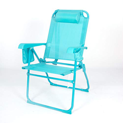 CREVICOSTA QUALITY MARK MARCAS DE CALIDAD 450-2 Silla Playera 8 Posiciones Azul Turquesa. precio