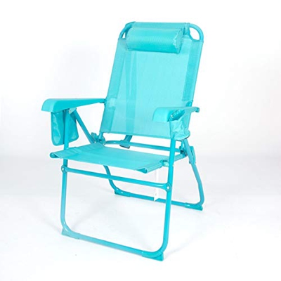 CREVICOSTA QUALITY MARK MARCAS DE CALIDAD 450-2 Silla Playera 8 Posiciones Azul Turquesa.
