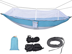 MWKL Tienda de campaña Hamaca con mosquitera para Dos Personas, Impermeable, Transpirable, portátil, para Viajes en el Patio Interior, Senderismo, Pes en oferta