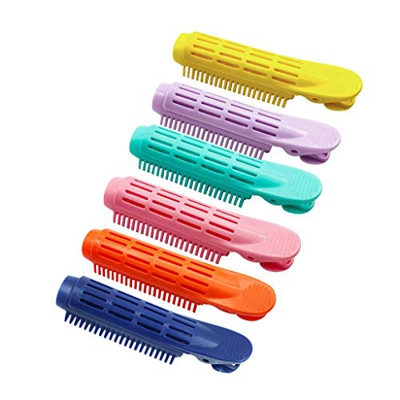 Pinza para dar volumen a la raíz del cabello, pinza para rizador de pelo con volumen de raíz de agarre automático, herramienta para peinar el cabello 