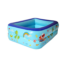 PPLAS 3 Capas 115/13/13/175cm niños bañera bebé Uso casero Remo Inflable Cuadrado Piscina Adultos niños al Aire Libre Interior (Color : 3 Layer 175cm) en oferta