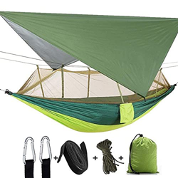 Lpiotyuxcq Cecotec Aspirador Tienda de campaña aérea Refugio de Camping al Aire Libre 2 Persona Hamaca con Mosquitera y Sun portátil paracaídas del os precio