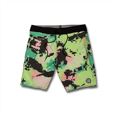 Volcom Bolinas Stoney 19 Pantalón Corto, Hombre, Black, 30