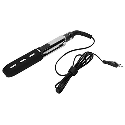 Plancha para el cabello Rizador de pelo, Rizador de pelo Pequeño y portátil para rizar el cabello(gris)