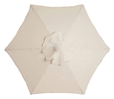Paño de repuesto para sombrilla Tabla Patio Paraguas, Paño de reemplazo de Sun Umbrella, Tapa de toldo de 3 m Garden para Patio Sun Umbrella, Mercado 