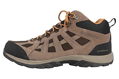Columbia Redmond III Mid Waterproof, Zapatillas para Caminar Hombre, Alce cordobés, 43 EU