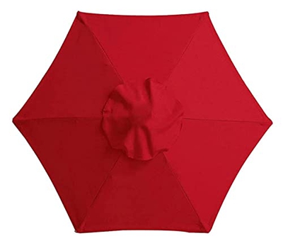 Paño de repuesto para sombrilla Tapa del toldo de la sombrilla del jardín, impermeable para el paraguas de la playa, patio paraguas de reemplazo de la