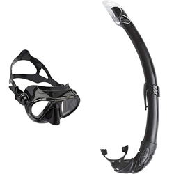 Cressi Nano 50 - Máscara De Buceo, Color Negro + Mexico Tubo De Snorkel, Unisex-Adult, Negro, Un Tamaño precio