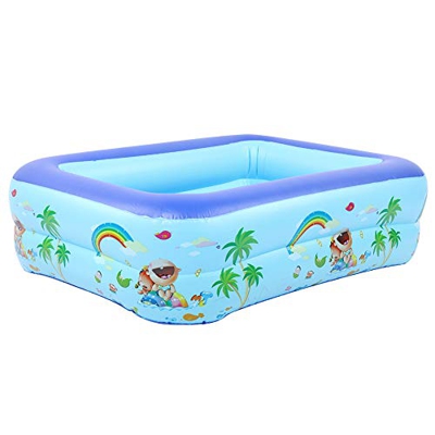 Piscina Inflable, Piscinas inflables portátiles Plegables para niños, plástico para Nadar para Entretenimiento en el Patio